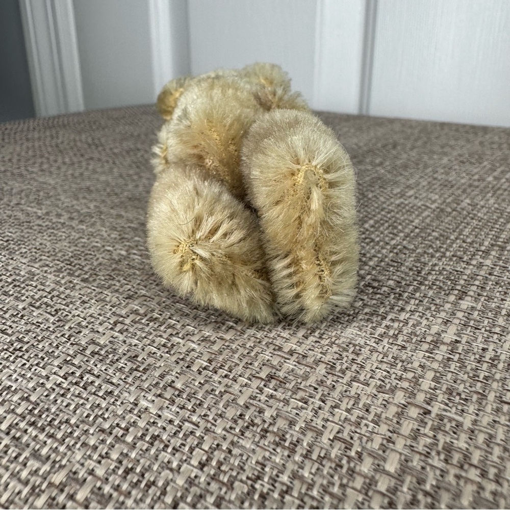 Steiff Mini Bear Plush Vintage 1950s made in Germany Mohair Jointed 3” early toy - Picture 6 of 8